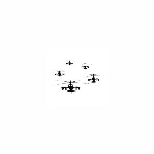 Group Of Helicopters Flying Decal
Size option will determine the size from the longest side
Industry standard high performance calendared vinyl film
Cut from Oracle 651 2.5 mil
Outdoor durability is 7 years
Glossy surface finish