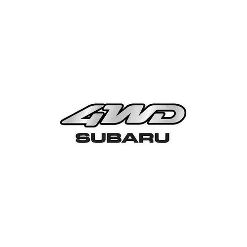 Subaru 5 Decal