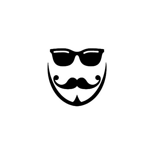 Hipster Mustache Window Decal (05)
Size option will determine the size from the longest side
Industry standard high performance calendared vinyl film
Cut from Oracle 651 2.5 mil
Outdoor durability is 7 years
Glossy surface finish