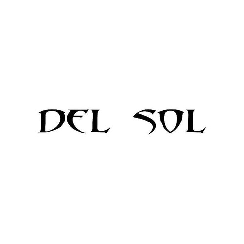 Tribal Del Sol2 Logo Jdm Decal