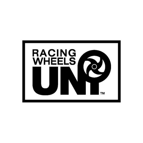 Uni Racing Wheels Logo Jdm Decal