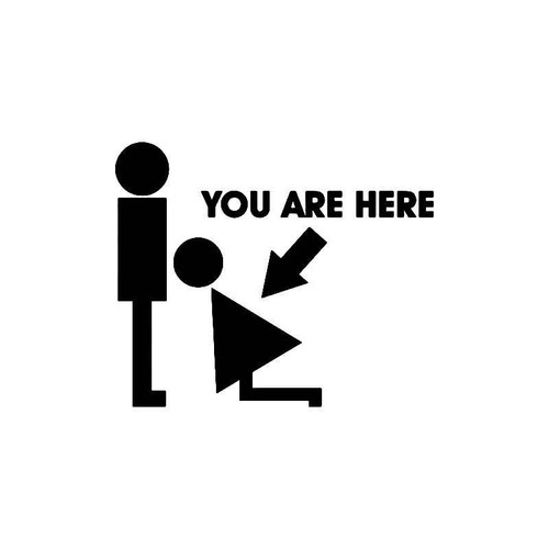 You Are Here Decal