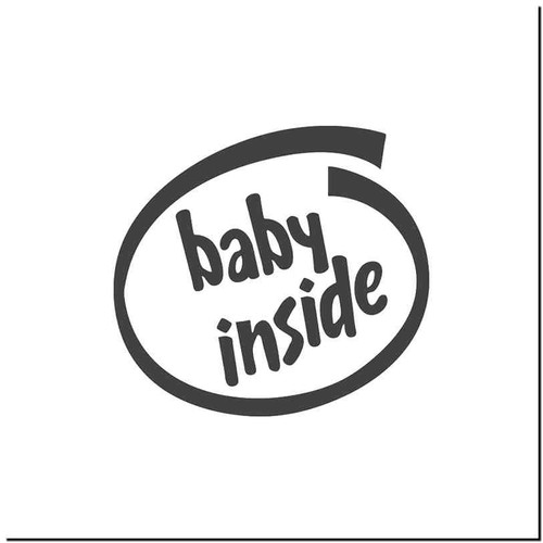 Baby Inside Pink Vinyl Decal Sticker
Size option will determine the size from the longest side
Industry standard high performance calendared vinyl film
Cut from Oracle 651 2.5 mil
Outdoor durability is 7 years
Glossy surface finish