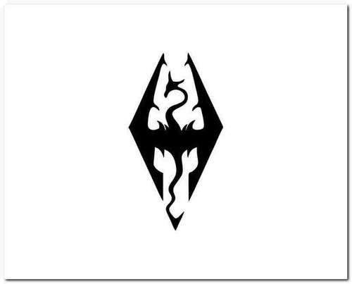 Skyrim Vinyl Decal Sticker
Size option will determine the size from the longest side
Industry standard high performance calendared vinyl film
Cut from Oracle 651 2.5 mil
Outdoor durability is 7 years
Glossy surface finish