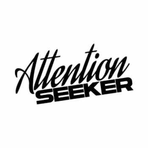 Attention Seeker JDM Japanese Vinyl Decal Sticker 1

Size option will determine the size from the longest side
Industry standard high performance calendared vinyl film
Cut from Oracle 651 2.5 mil
Outdoor durability is 7 years
Glossy surface finish