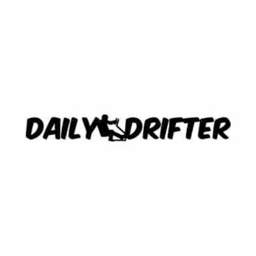 Daily Drifter Drift JDM Japanese Vinyl Decal Sticker 1

Size option will determine the size from the longest side
Industry standard high performance calendared vinyl film
Cut from Oracle 651 2.5 mil
Outdoor durability is 7 years
Glossy surface finish