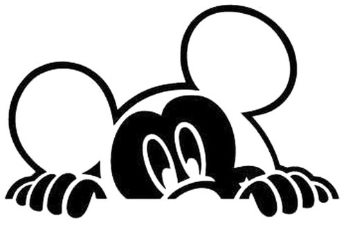 Mickey Mouse Peeking 2