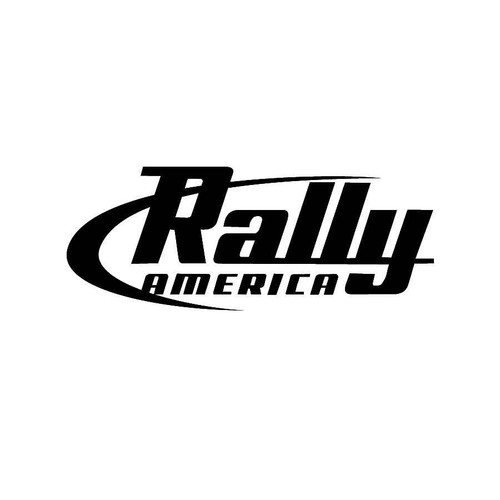 Rally America Decals  Vinl Decal Car Graphics Made from only the best quality vinyl Glossy Outdoor lifespan 5 -7 years Indoor lifespan is much longer Easy application