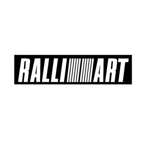 Ralliart Decals  Vinl Decal Car Graphics Made from only the best quality vinyl Glossy Outdoor lifespan 5 -7 years Indoor lifespan is much longer Easy application