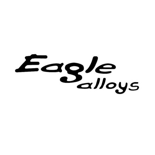 Eagle Alloys Decals 02  Vinl Decal Car Graphics Made from only the best quality vinyl Glossy Outdoor lifespan 5 -7 years Indoor lifespan is much longer Easy application