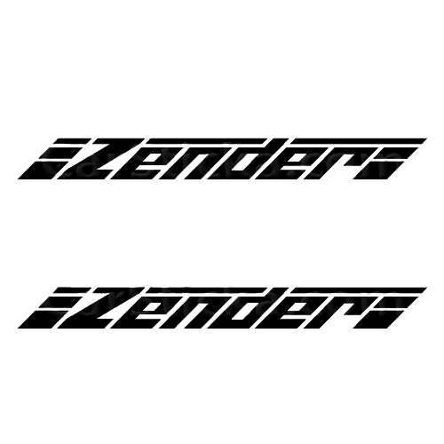 Zender Wheels Sticker Made from only the best quality vinyl Glossy Outdoor lifespan 5 -7 years Indoor lifespan is much longer Easy application