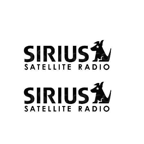 Sirius Satellite Sticker Made from only the best quality vinyl Glossy Outdoor lifespan 5 -7 years Indoor lifespan is much longer Easy application