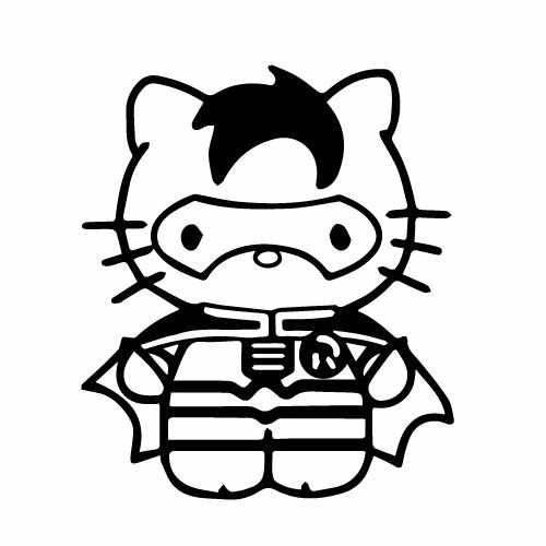 Hello Kitty Robin Vinyl Decal Sticker

Size option will determine the size from the longest side
Industry standard high performance calendared vinyl film
Cut from Oracle 651 2.5 mil
Outdoor durability is 7 years
Glossy surface finish