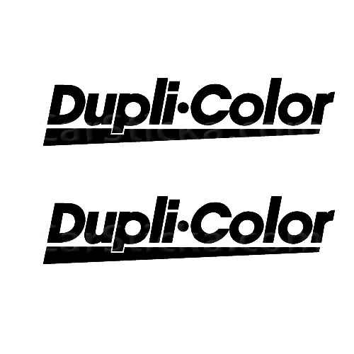 Dupli-Color Paints Sticker Made from only the best quality vinyl Glossy Outdoor lifespan 5 -7 years Indoor lifespan is much longer Easy application