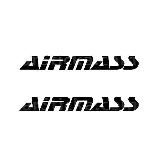 AirMass Sticker Made from only the best quality vinyl Glossy Outdoor lifespan 5 -7 years Indoor lifespan is much longer Easy application