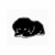 Golden Retriever Puppy Cute 6_ Black Vinyl Decal Sticker <div> High glossy, premium 3 mill vinyl, with a life span of 5 – 7 years! </div>