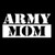 Army Mom  Decal High glossy, premium 3 mill vinyl, with a life span of 5 - 7 years!