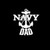 Navy Dad Anchor  Decal High glossy, premium 3 mill vinyl, with a life span of 5 - 7 years!