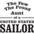 The Few The Proud Aunt of a United States Sailor    Vinyl Decal High glossy, premium 3 mill vinyl, with a life span of 5 - 7 years!