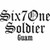 Six 7 One Soldier Guam    Vinyl Decal High glossy, premium 3 mill vinyl, with a life span of 5 - 7 years!
