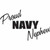 Proud Navy Nephew    Vinyl Decal High glossy, premium 3 mill vinyl, with a life span of 5 - 7 years!