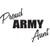 Proud Army Aunt    Vinyl Decal High glossy, premium 3 mill vinyl, with a life span of 5 - 7 years!