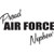 Proud Air Force Nephew   Vinyl Decal High glossy, premium 3 mill vinyl, with a life span of 5 - 7 years!