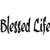 Blessed Life v.1 Vinyl Decal Sticker High glossy, premium 3 mill vinyl, with a life span of 5 - 7 years!