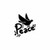 dove bird peace 6_ Black Vinyl Decal Sticker <div> High glossy, premium 3 mill vinyl, with a life span of 5 – 7 years! </div>