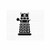 Doctor Who DALEK 6_ Black Vinyl Decal Sticker <div> High glossy, premium 3 mill vinyl, with a life span of 5 – 7 years! </div>