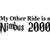 Harry Potter My Other Ride Is a Nimbus 2000 Vinyl Decal <div> High glossy, premium 3 mill vinyl, with a life span of 5 – 7 years! </div>