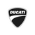 Ducati Logo1 carbone Vinyl Decal <div> High glossy, premium 3 mill vinyl, with a life span of 5 – 7 years! </div>