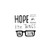 Saying hope in the things unseen decal High glossy, premium 3 mill vinyl, with a life span of 5 - 7 years!