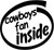 Cowboys Fan Inside Vinyl Decal High glossy, premium 3 mill vinyl, with a life span of 5 - 7 years!