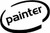 Painter Oval Vinyl Decal High glossy, premium 3 mill vinyl, with a life span of 5 - 7 years!