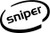 Sniper Oval Vinyl Decal High glossy, premium 3 mill vinyl, with a life span of 5 - 7 years!