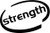 Strength Oval Vinyl Decal High glossy, premium 3 mill vinyl, with a life span of 5 - 7 years!