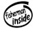 Fisherman Inside Vinyl Decal High glossy, premium 3 mill vinyl, with a life span of 5 - 7 years!