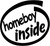 Homeboy Inside Vinyl Decal High glossy, premium 3 mill vinyl, with a life span of 5 - 7 years!