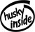 Husky Inside Vinyl Decal High glossy, premium 3 mill vinyl, with a life span of 5 - 7 years!