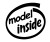 Model Inside Vinyl Decal High glossy, premium 3 mill vinyl, with a life span of 5 - 7 years!