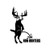 Buck  Non Hunters  Vinyl Decal High glossy, premium 3 mill vinyl, with a life span of 5 - 7 years!