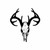 Buck  Skull  Rack v1  Vinyl Decal High glossy, premium 3 mill vinyl, with a life span of 5 - 7 years!