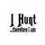 I Hunt Therefore I Am  Vinyl Decal High glossy, premium 3 mill vinyl, with a life span of 5 - 7 years!