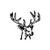 Buck  Sticker Style 3 Vinyl Decal High glossy, premium 3 mill vinyl, with a life span of 5 - 7 years!