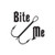 Bite Me Vinyl Decal High glossy, premium 3 mill vinyl, with a life span of 5 - 7 years!