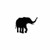 African Elephant  Vinyl Decal Sticker

Size option will determine the size from the longest side
Industry standard high performance calendared vinyl film
Cut from Oracle 651 2.5 mil
Outdoor durability is 7 years
Glossy surface finish