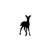 Fawn Deer   Vinyl Decal High glossy, premium 3 mill vinyl, with a life span of 5 - 7 years!