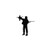 Hunter Silhouette ver5   Vinyl Decal High glossy, premium 3 mill vinyl, with a life span of 5 - 7 years!