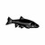 Fish ver8   Vinyl Decal High glossy, premium 3 mill vinyl, with a life span of 5 - 7 years!